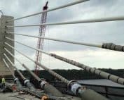 Still Water Bridge Showing Tension Ropes