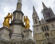 The Zagreb Cathedral Has Undergone Many Reconstruction And Rebuilding Projects In Its History, And The Most Recent Has Erected Scaffolding To Fortify The Building For Future Earthquakes. (Photo: Beata Zawrzel/Nurphoto)