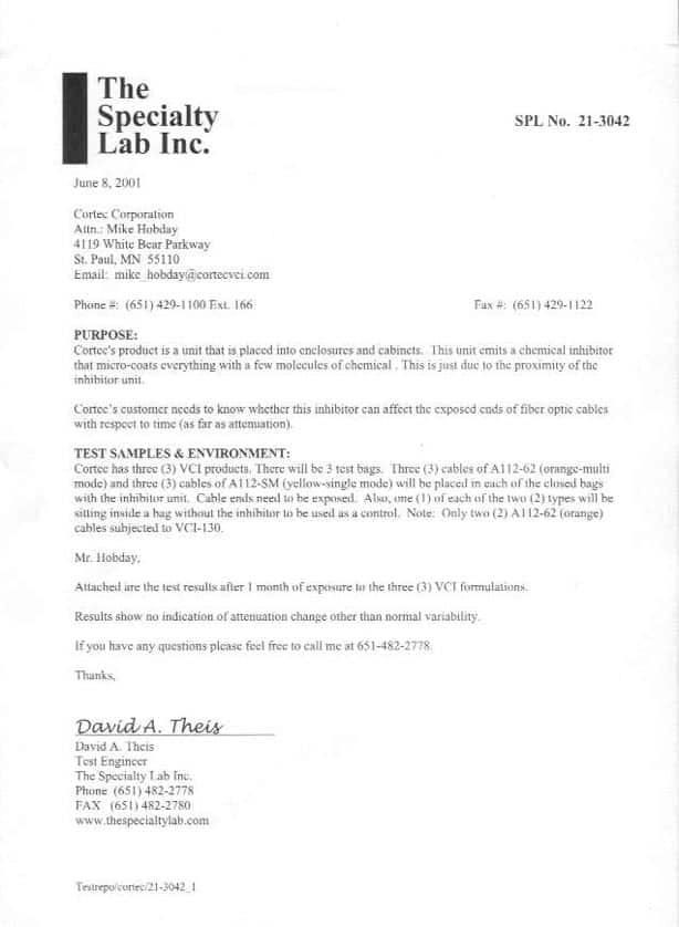 21 3042 - Cortec Corporation
