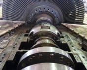 Geothermal Rotor Turbine Of Power Electric 30 Megawatts Generator In Geothermal Power Plant, Maintenance Jobs In Electric Power Plant