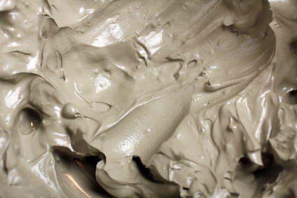 a solution of gray cosmetic clay abstract background
