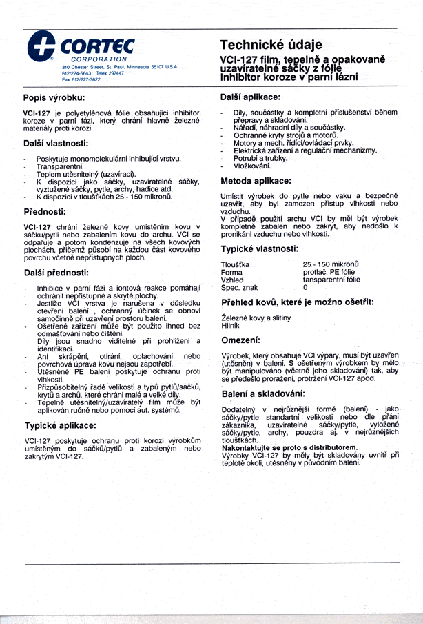 Czech14A - Cortec Corporation