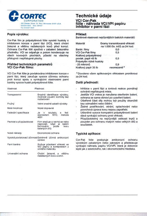Czech16A - Cortec Corporation