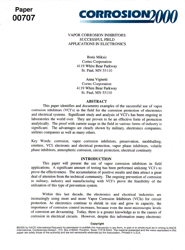 Electp1A - Cortec Corporation
