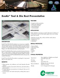 Ecoair® Tool &Amp; Die Rust Preventative