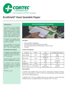 Ecoshield® Heat Sealable Paper