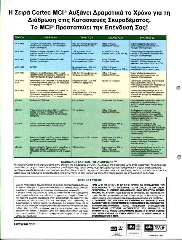 Greece11H - Cortec Corporation