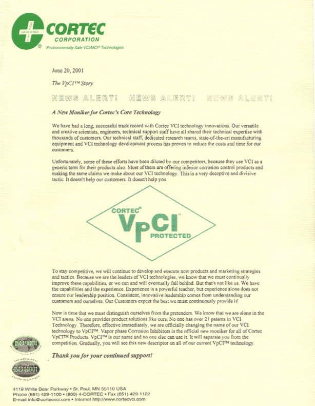 Monikerpr - Cortec Corporation