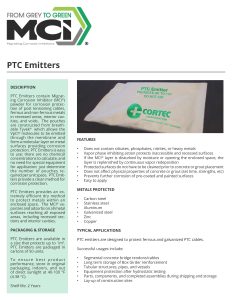 Ptc Emitters