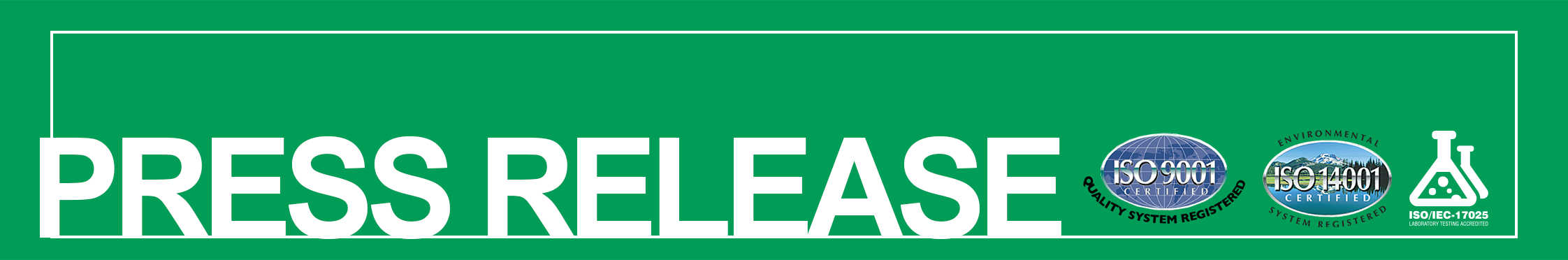 Press Release Banner - Cortec Corporation