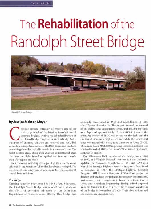 Rehab Of Bridge01 - Cortec Corporation