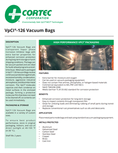 Vpci®-126 Vacuum-Bags
