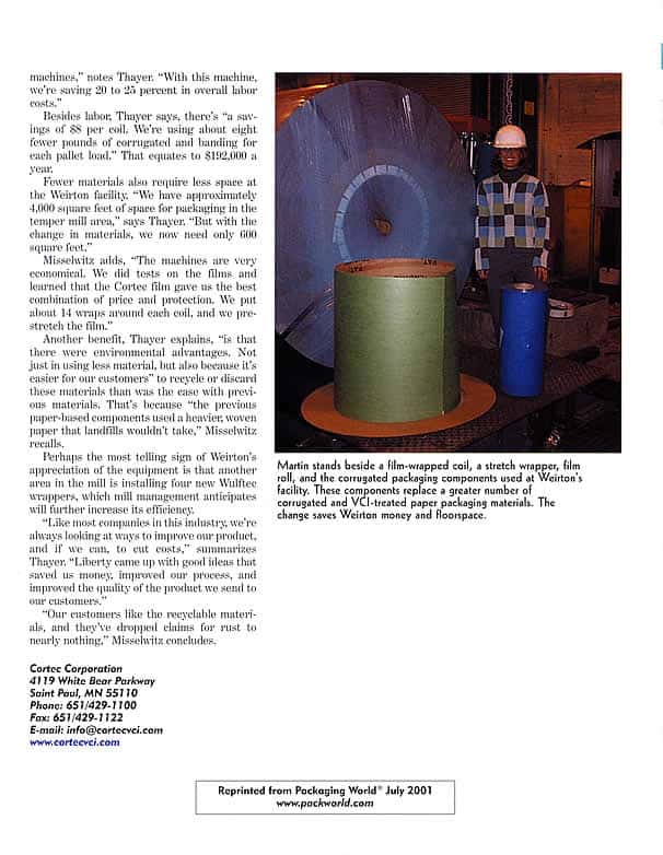 Weirton4 - Cortec Corporation