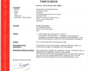 Certificate - Cortec Corporation
