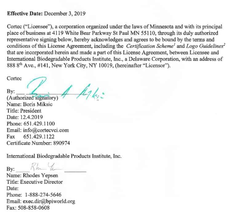 Certified 2 1 - Cortec Corporation