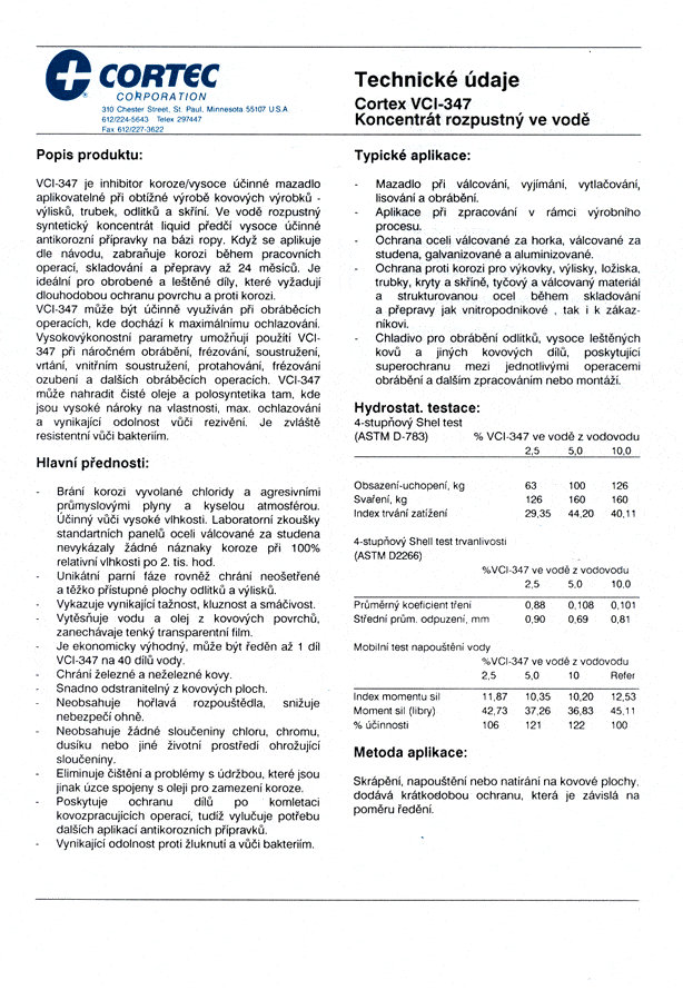 Czech11A - Cortec Corporation