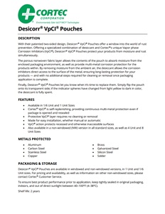 Desicorr® Vpci® Pouches