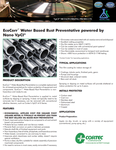 EcoCorr™ Water Based Rust Preventative powered by Nano VpCI®
