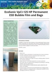 Ecosonic Vpci 125 Hp Esd Bubble Film - Cortec Corporation