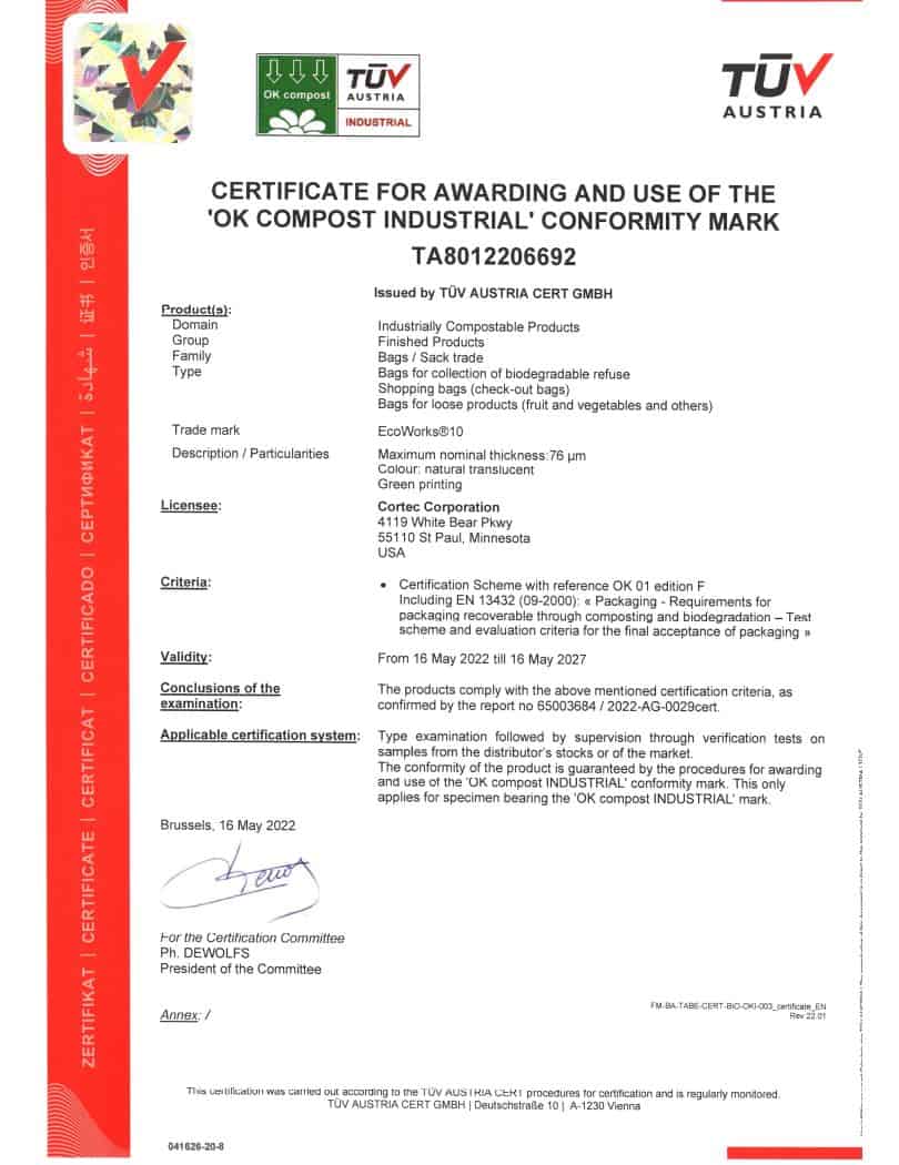 Ecoworks 10 Tuv - Cortec Corporation