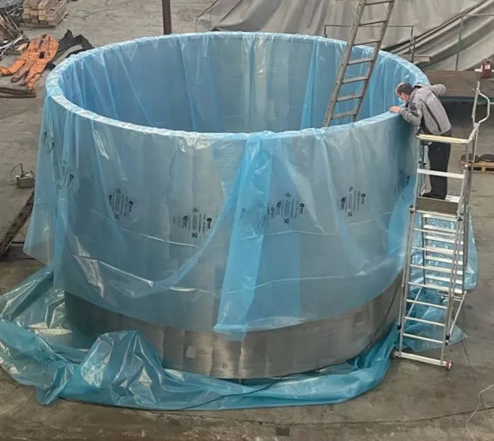 Film Protects Extremely Oversized Metal Items From Corrosion - Cortec Corporation