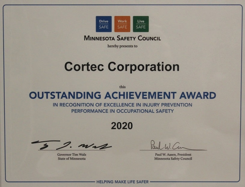 Gov Award - Cortec Corporation