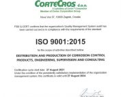 Iso 9001 2015 - Cortec Corporation