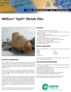 MilCorr® VpCI® Shrink Film