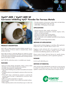 Vpci®-309 Powders